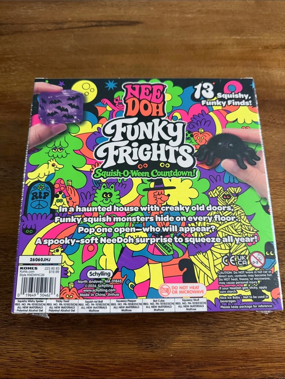 Funky Frights Kids Toy Pack - Neon Multi-Color